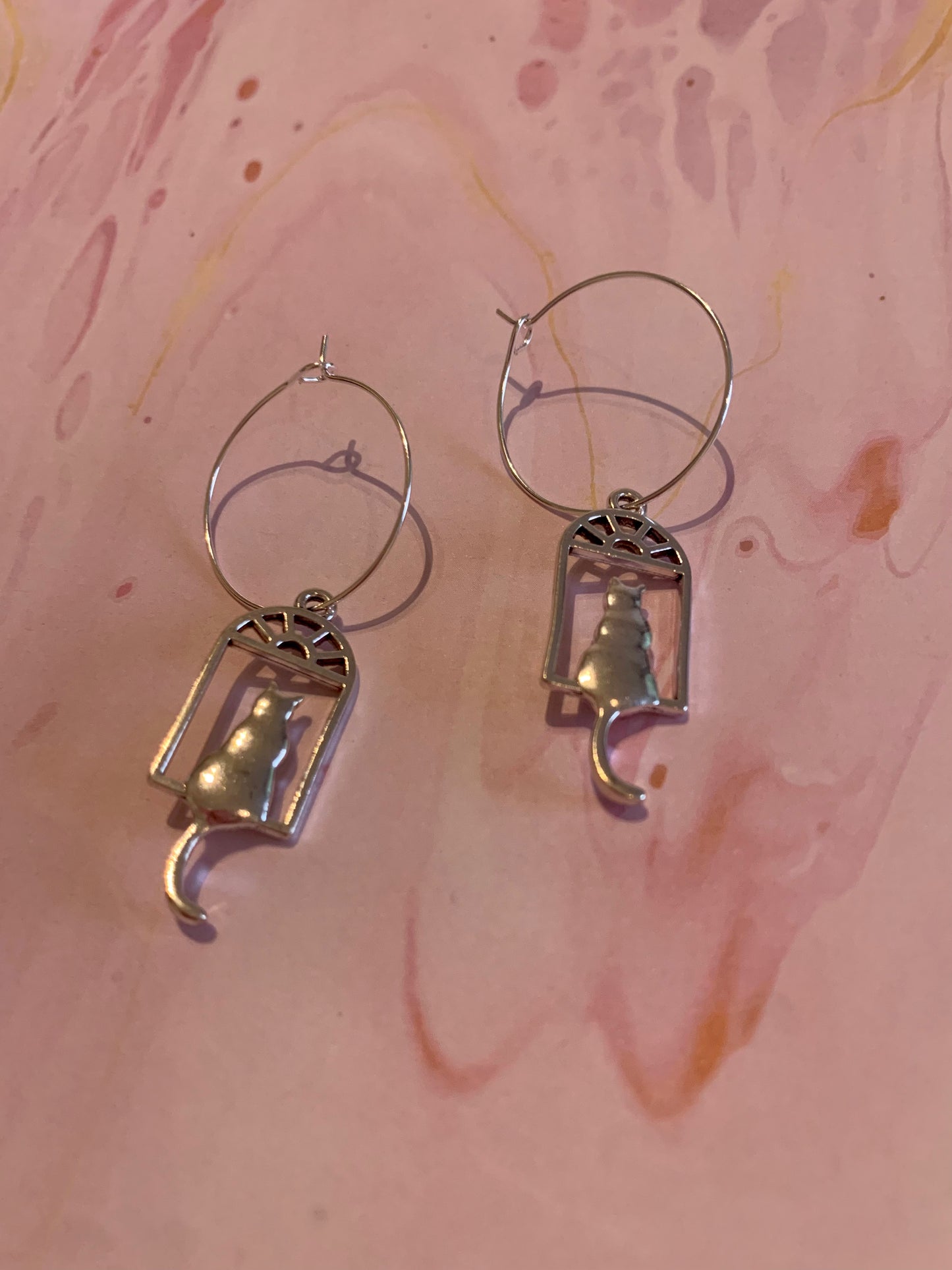 Cat Silhouette Earrings