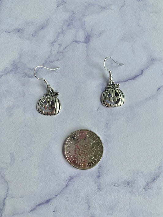 Large Pumpkin Earrings