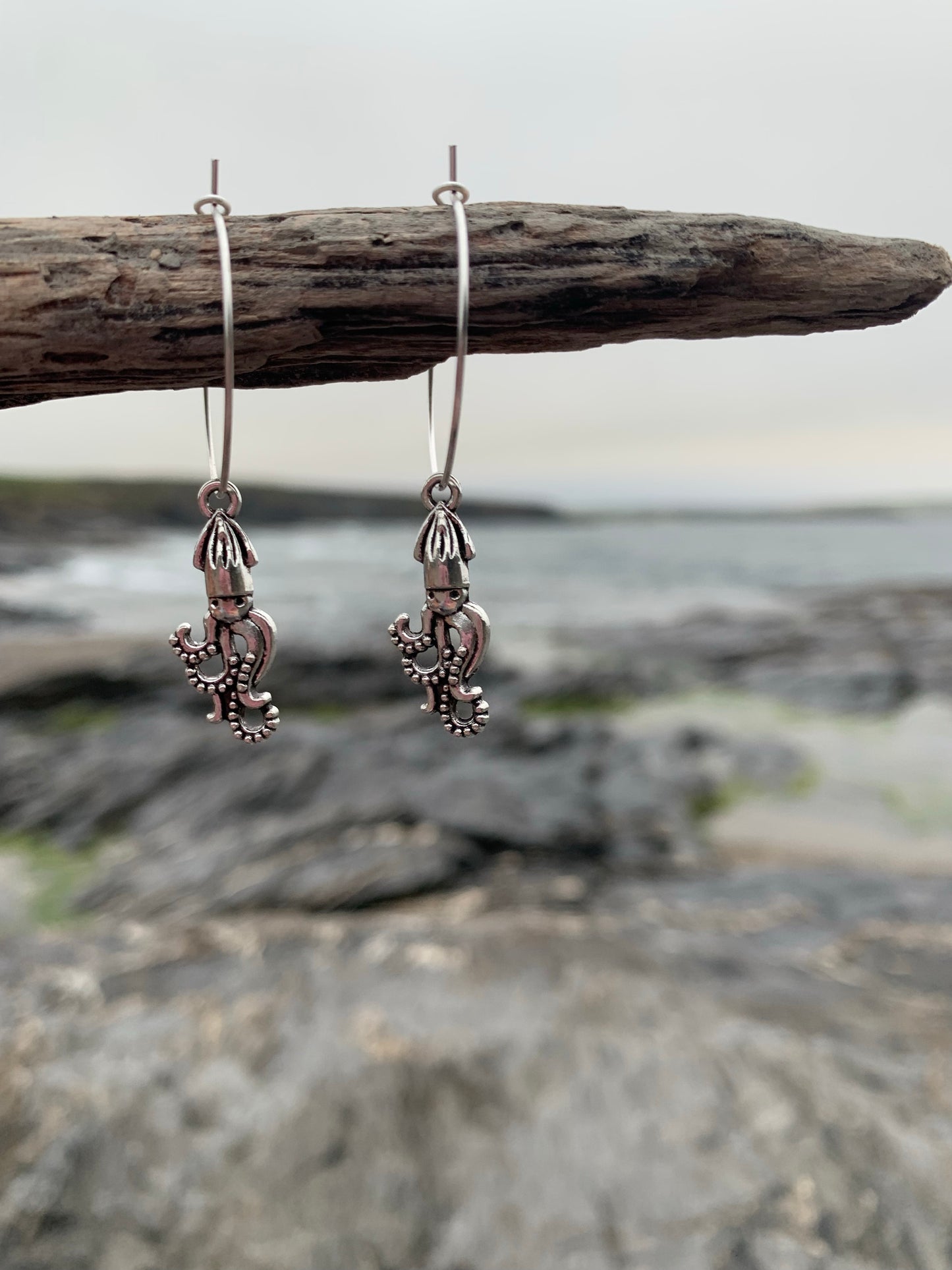 Squid game hoop earrings
