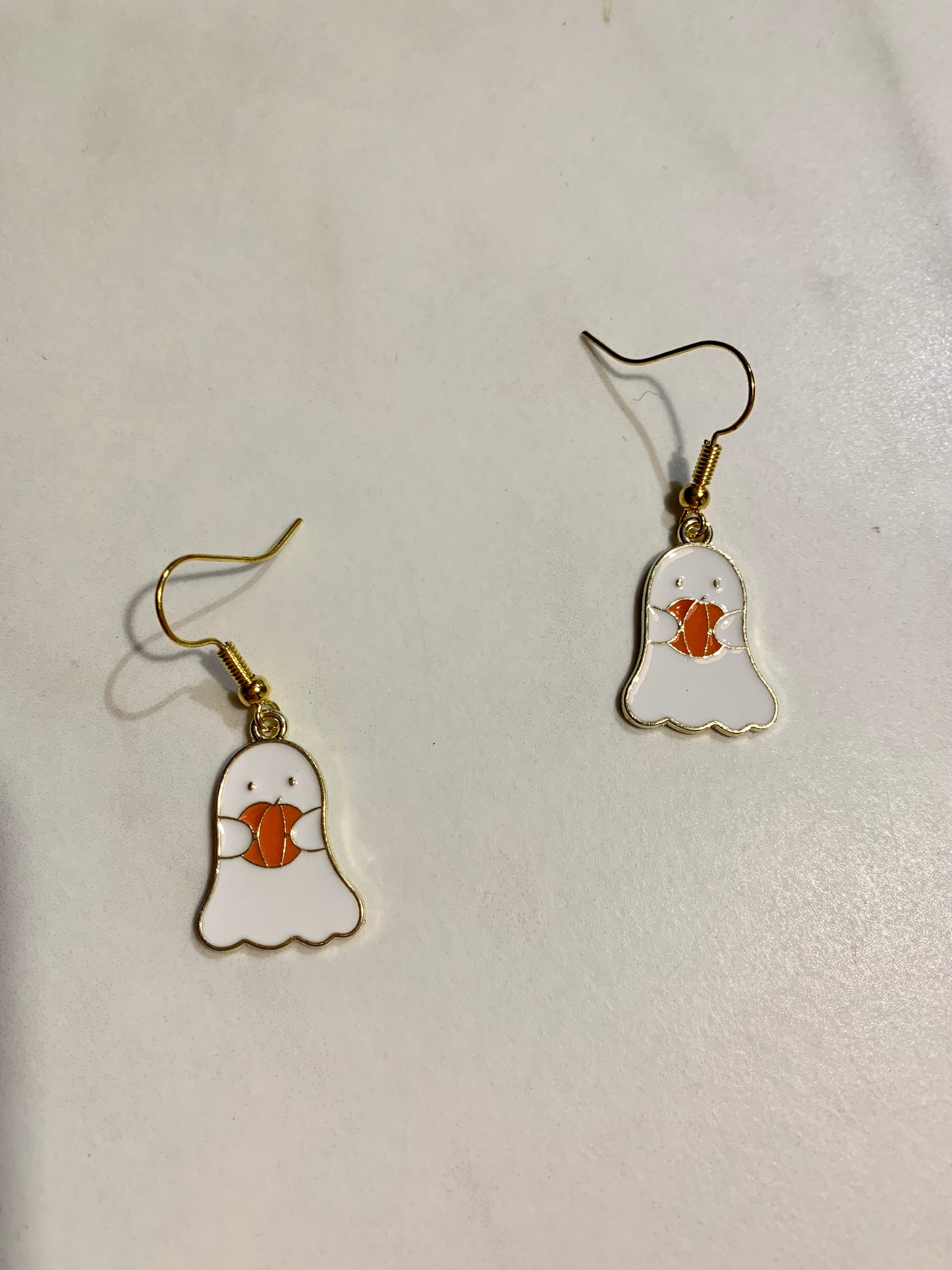 Pumpkin Ghost Earrings