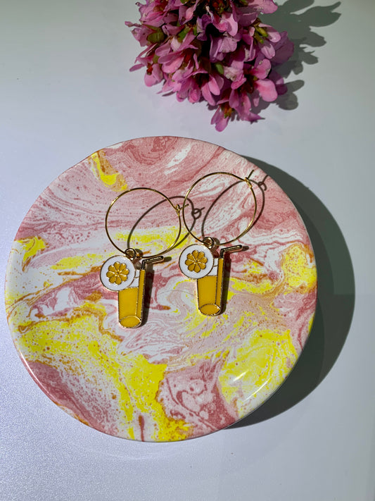 Orange Juice Earrings