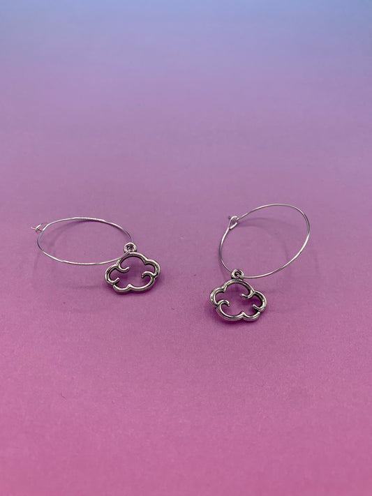 Cloud Outline Earring