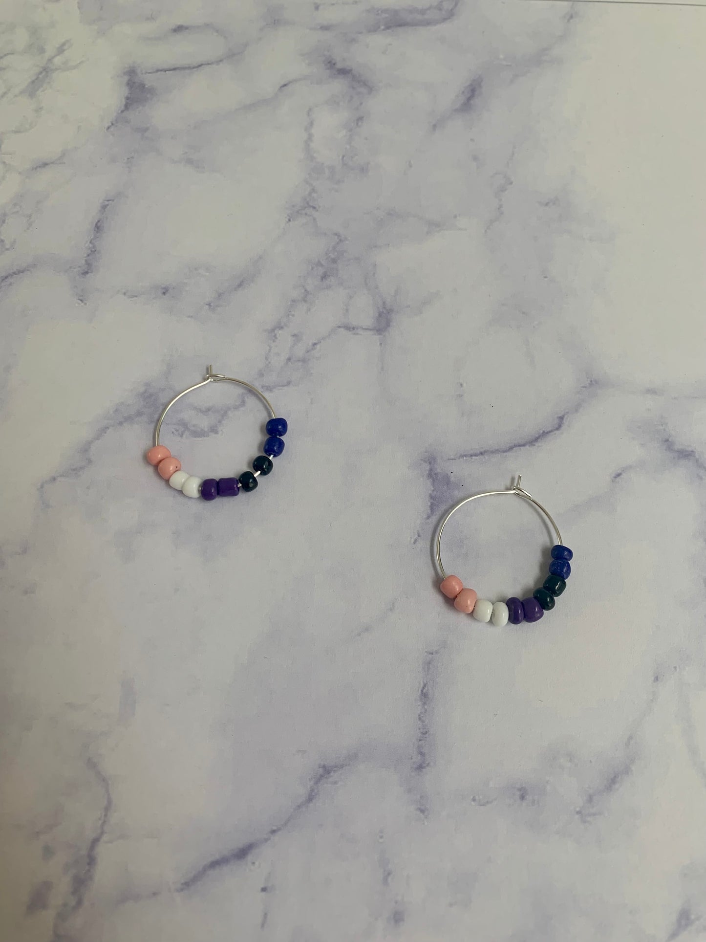 Genderfluid Bead Hoops