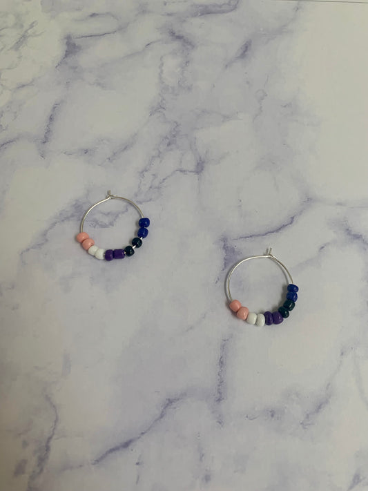 Genderfluid Bead Hoops