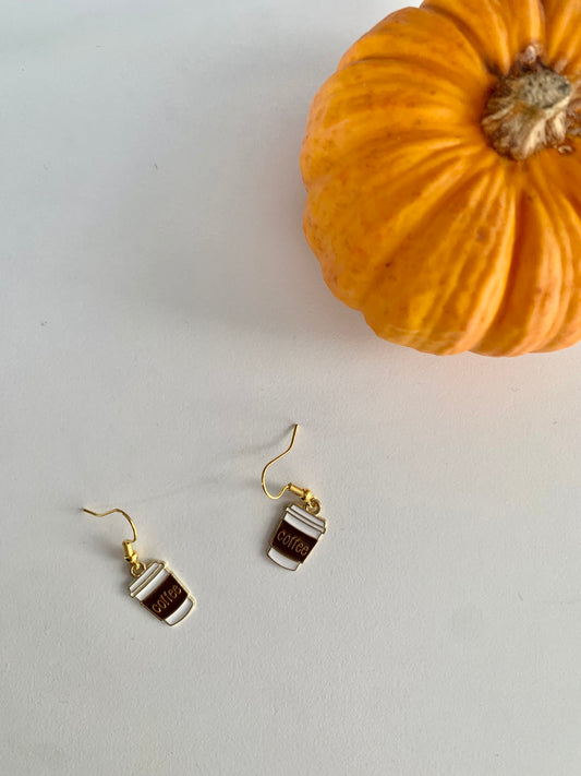 Coffee Earrings