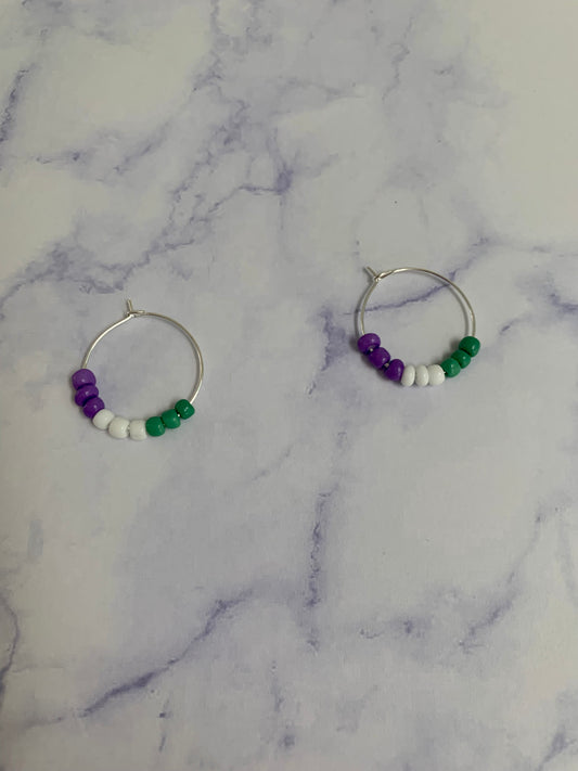 Genderqueer Hoop Earrings