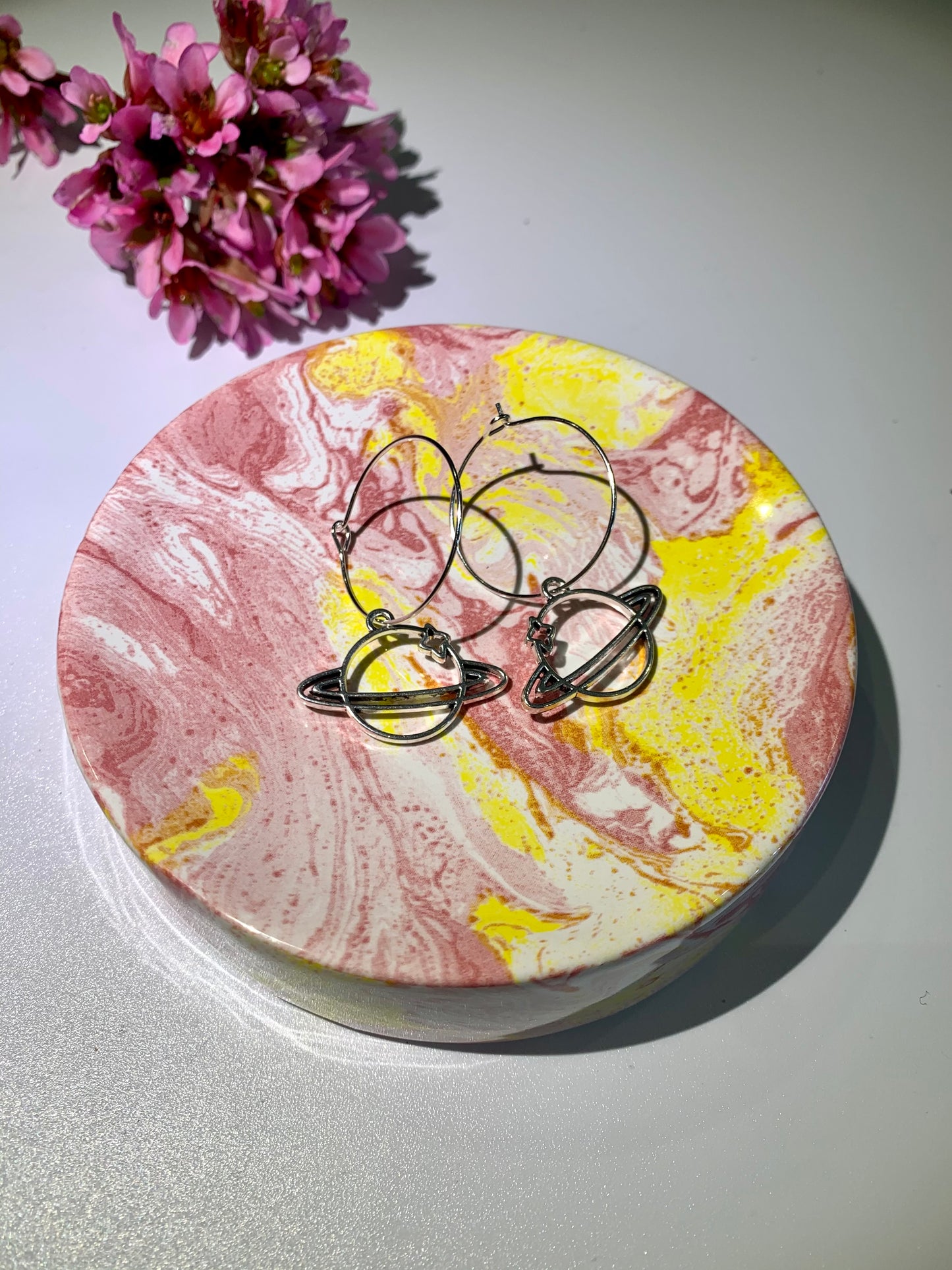 Planet Outline Earrings