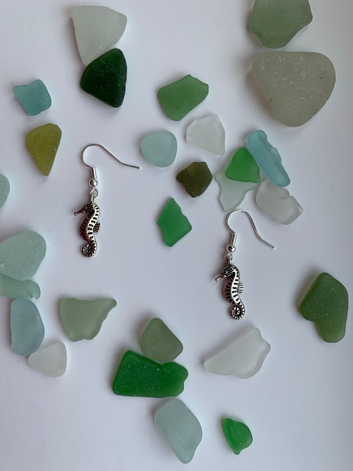 seahorse ocean earrings