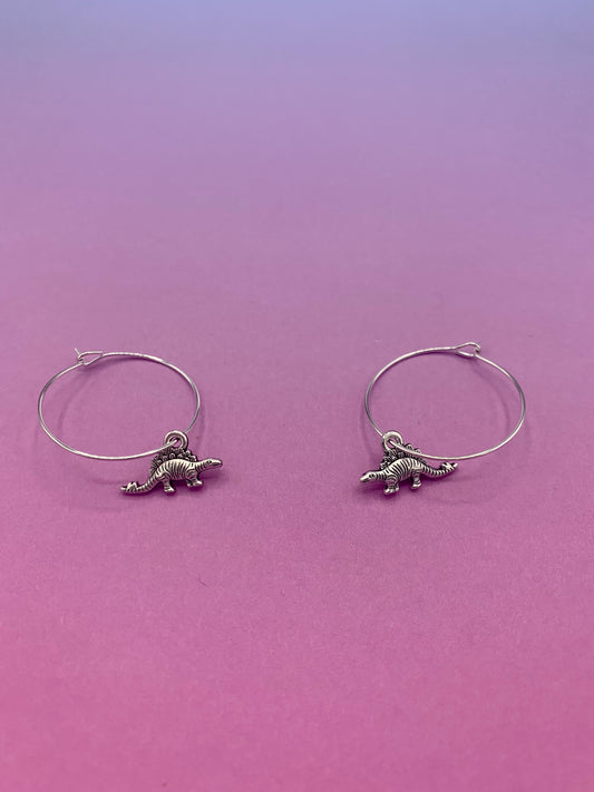 Stegosaurus Dinosaur Earrings