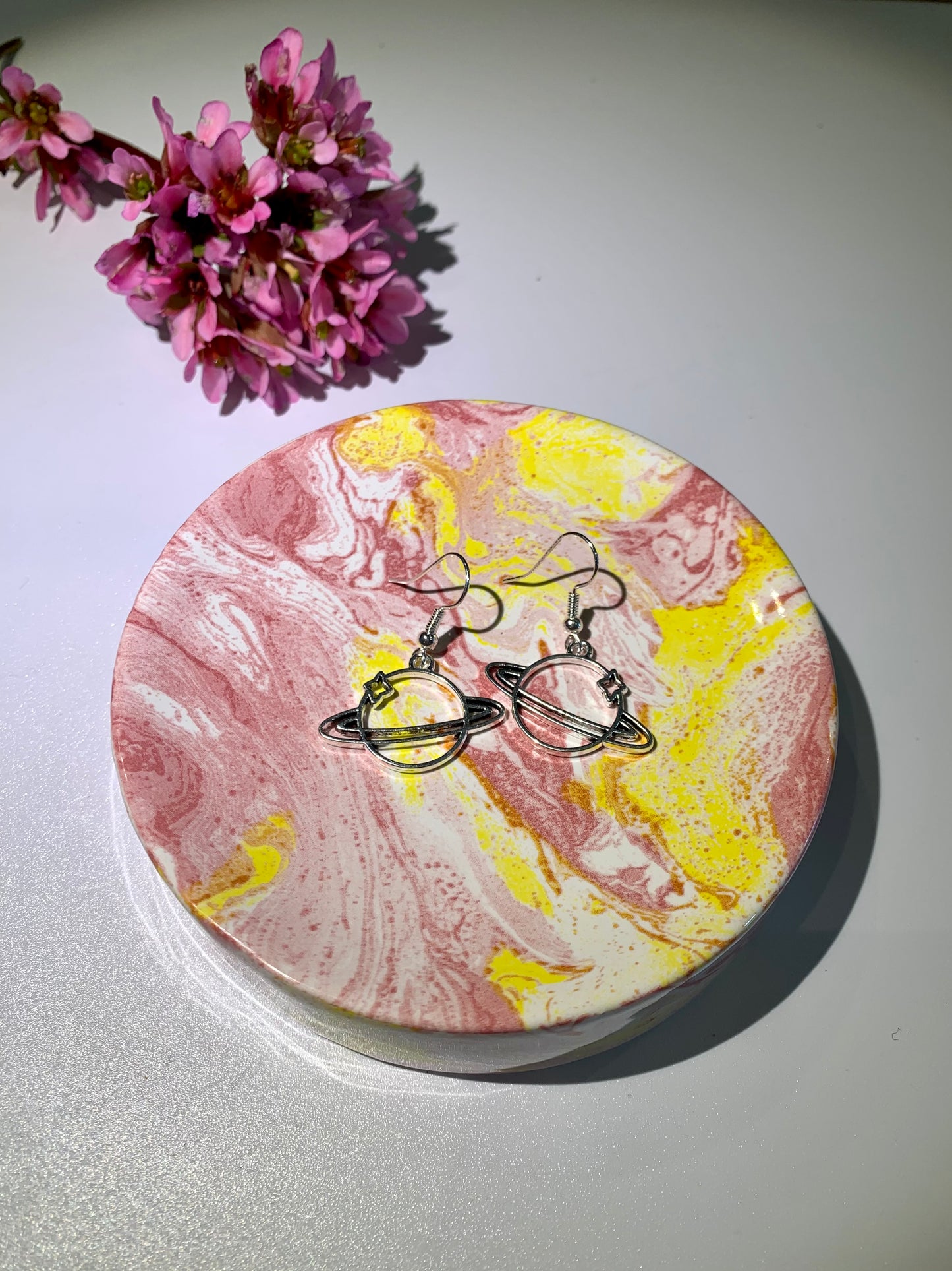 Planet Outline Earrings