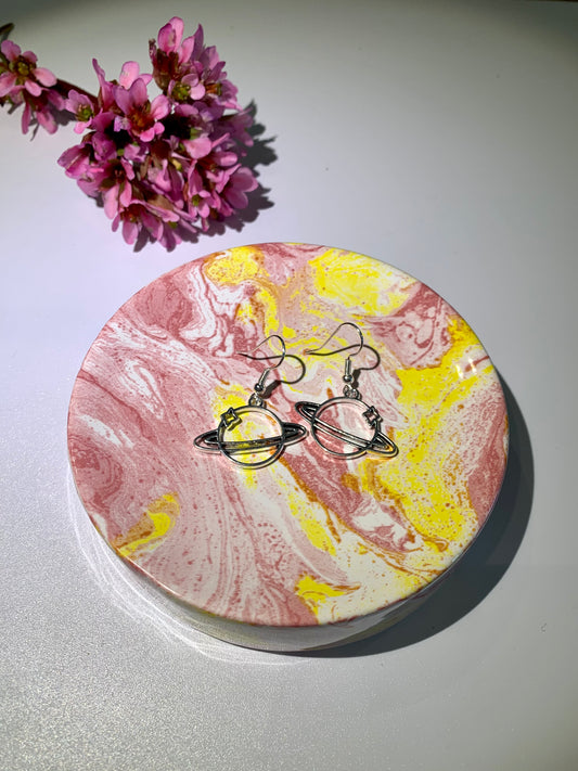 Planet Outline Earrings