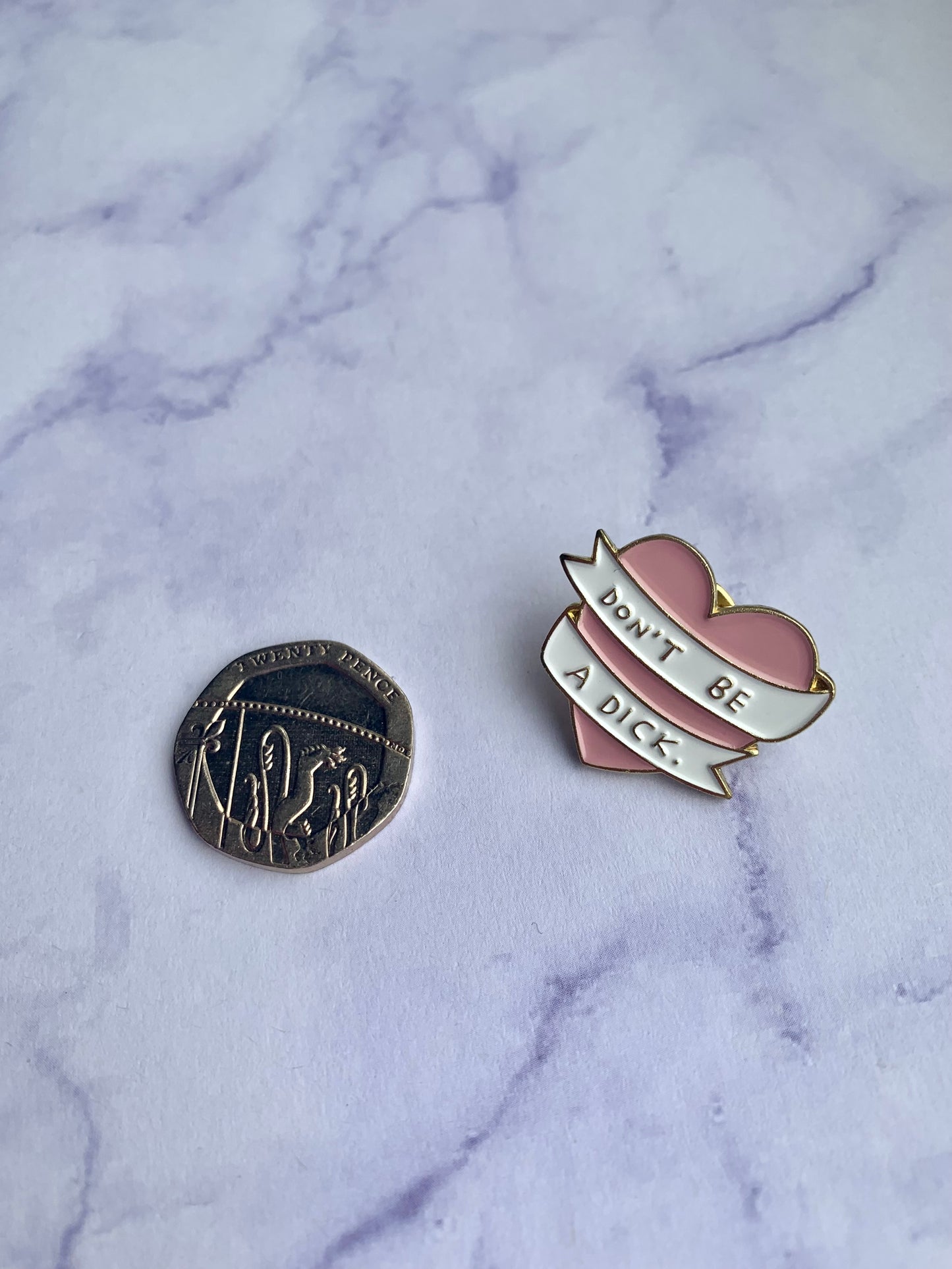 Don't be a D*ck Pin Badge