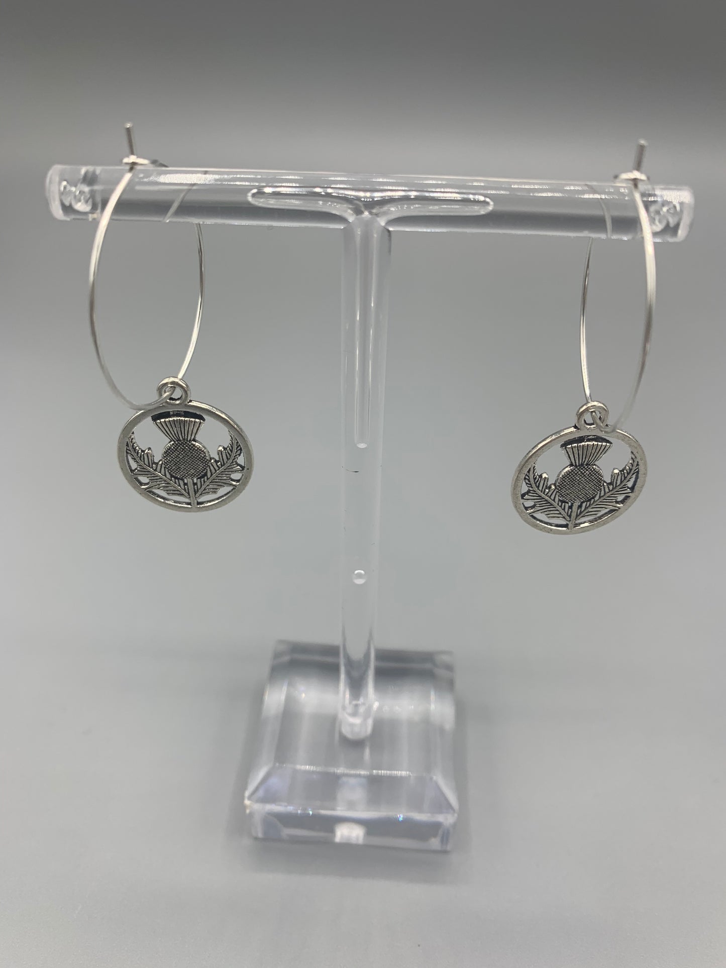 Thistle Circle Earrings